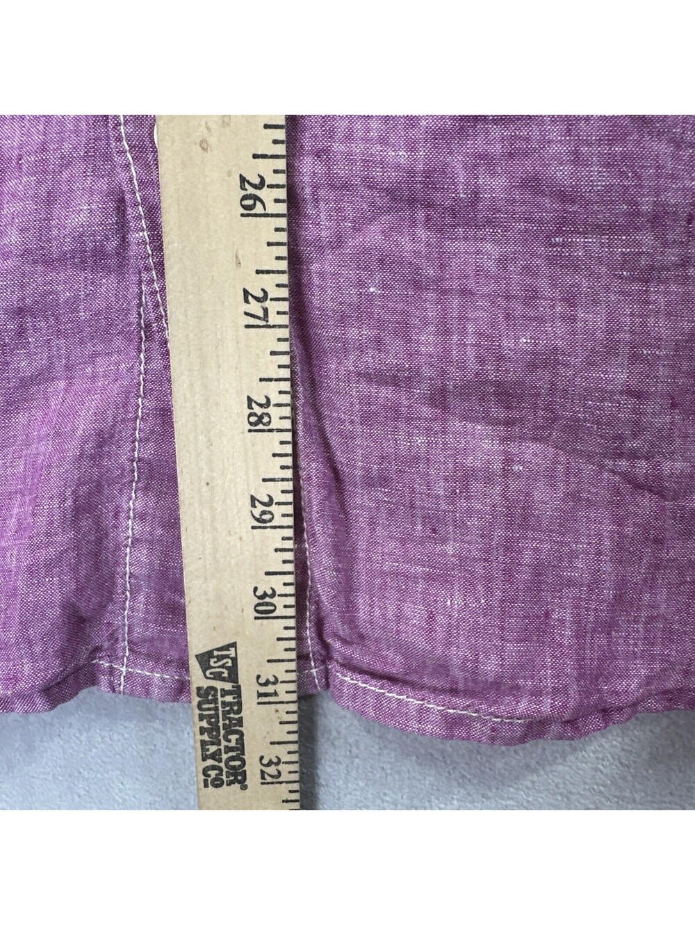 Tommy Bahama RELAX Linen Button Front Short Sleeve Plum Hawaiian Shirt Mens XL - Picture 5 of 8